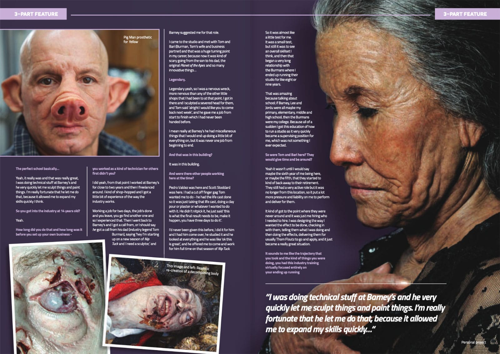 prosthetics magazine issue 2 spread