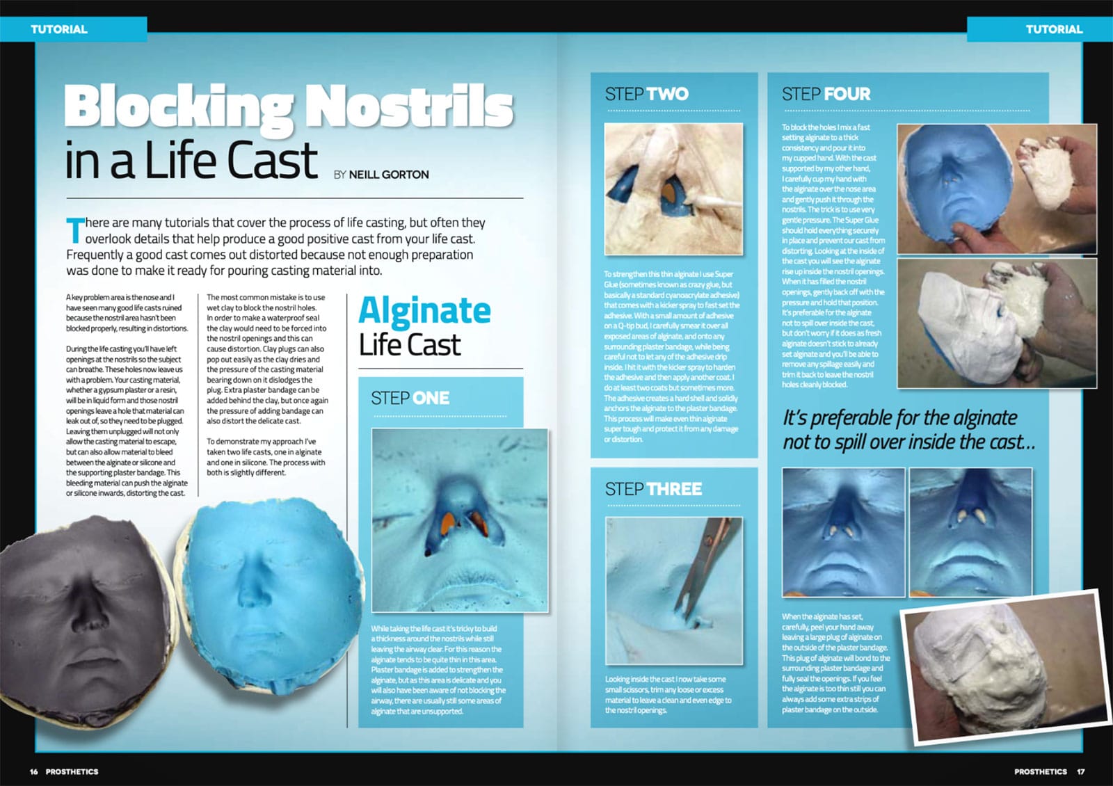 prosthetics magazine issue 3 spread