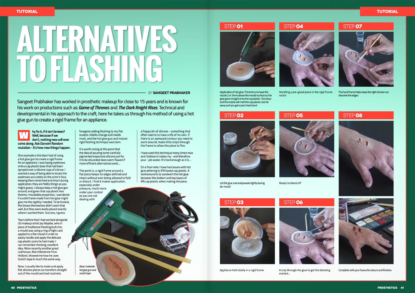 prosthetics magazine issue 15 spread