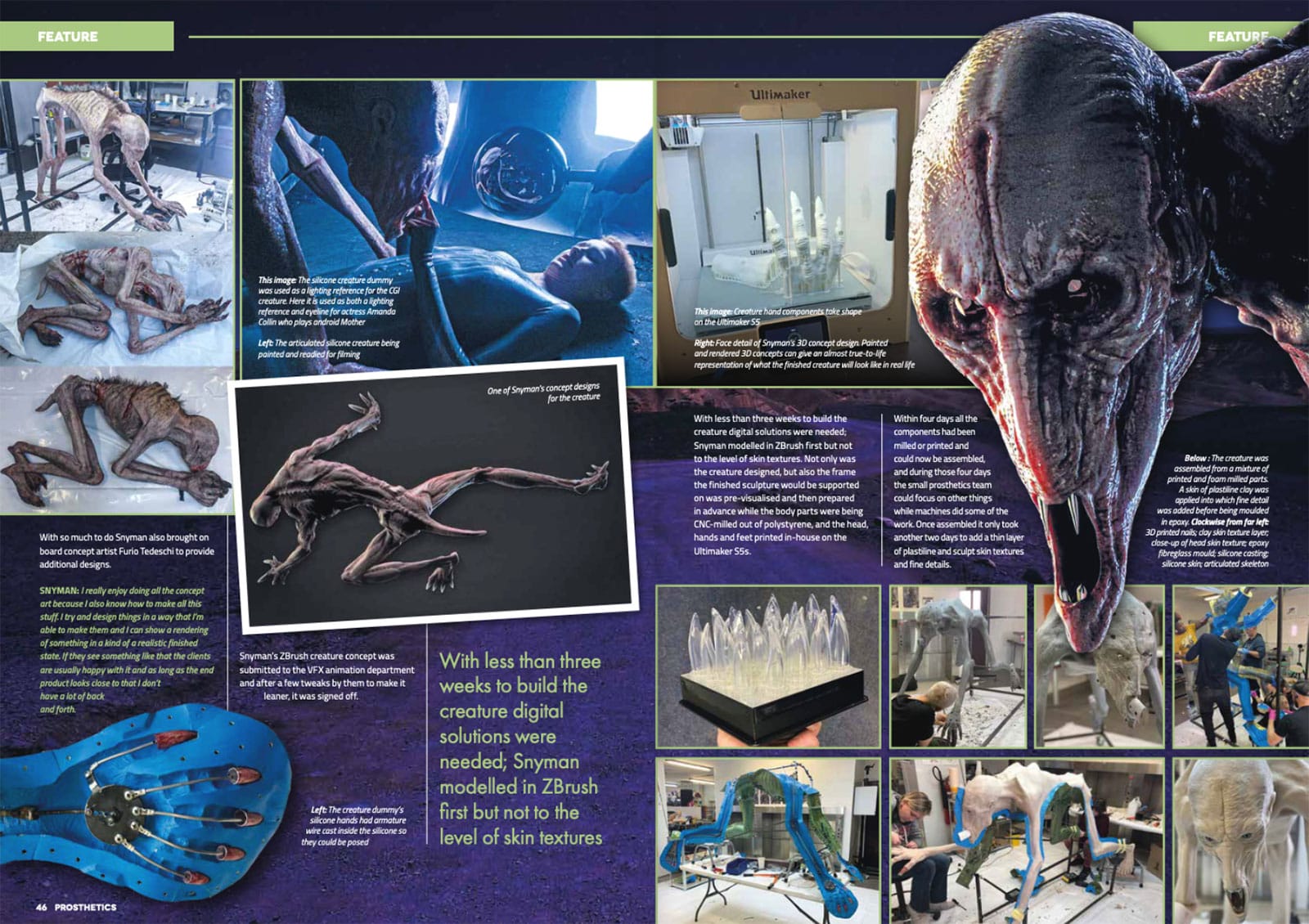 prosthetics magazine issue 21 spread
