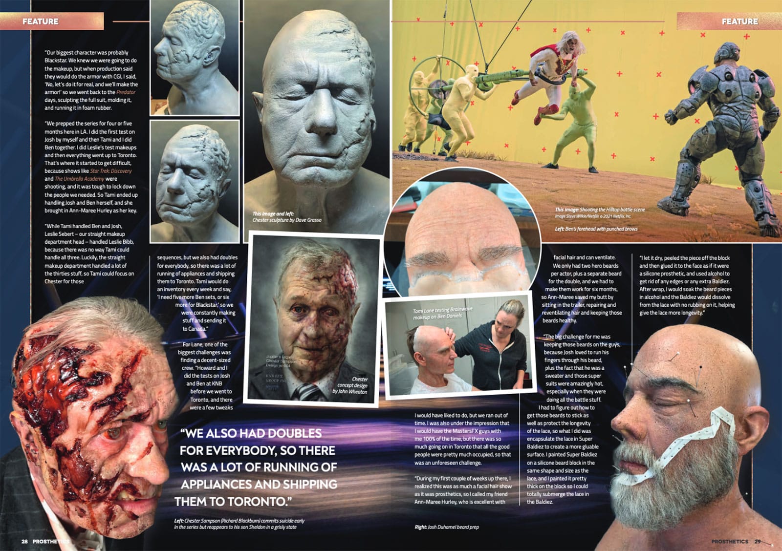 prosthetics magazine issue 22 spread