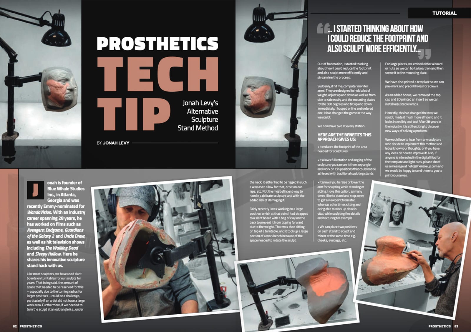 prosthetics magazine issue 23 spread