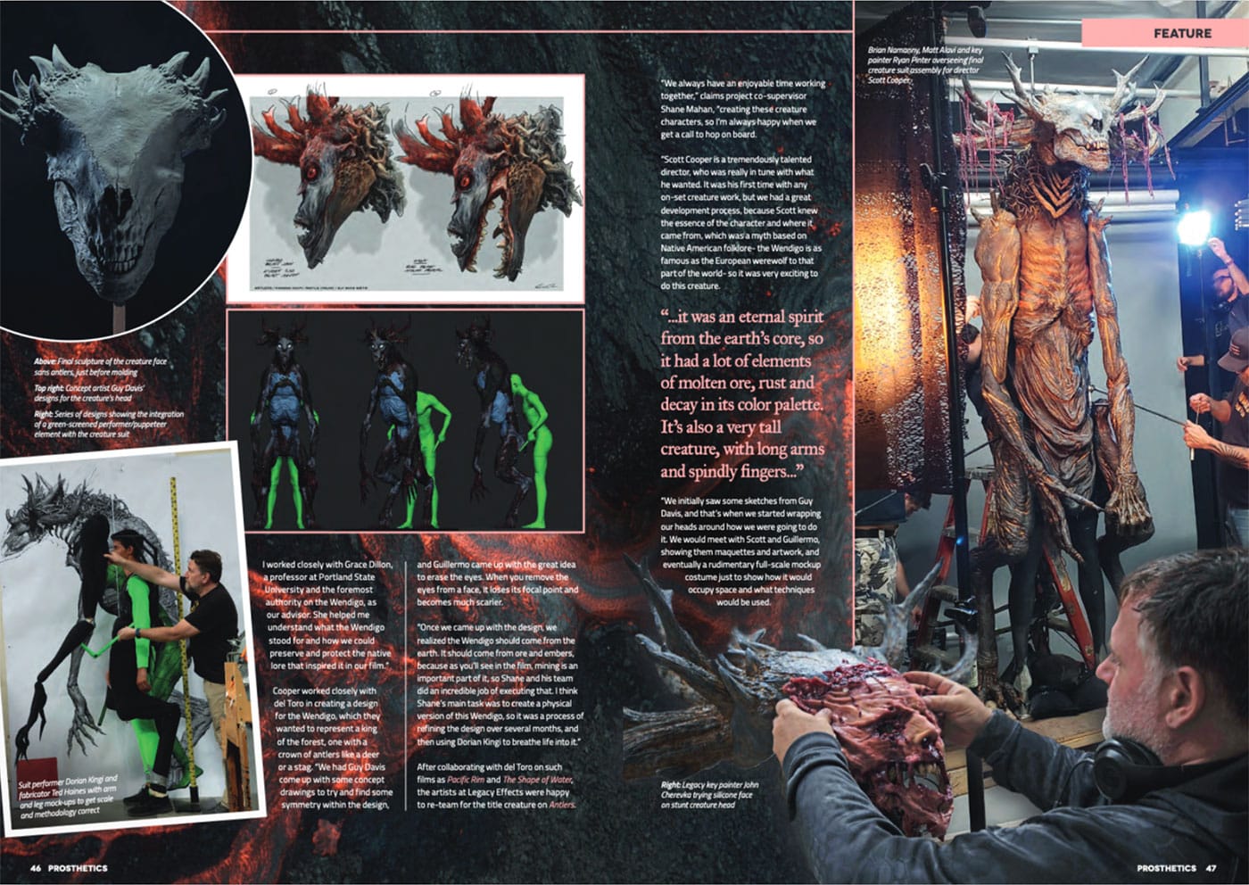 prosthetics magazine spread